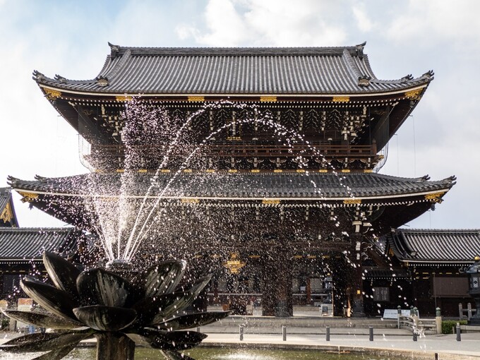 京都旅行中の写真