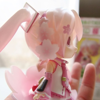 桜のヘッドセットマイク